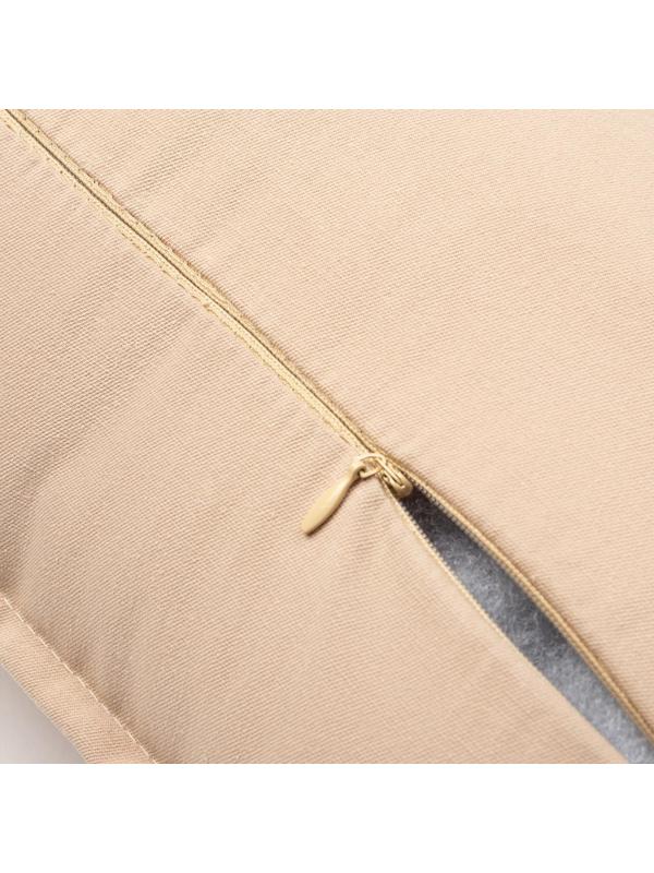 Подушка Этель, 45х45+1 см, бежевый, 100% хлопок