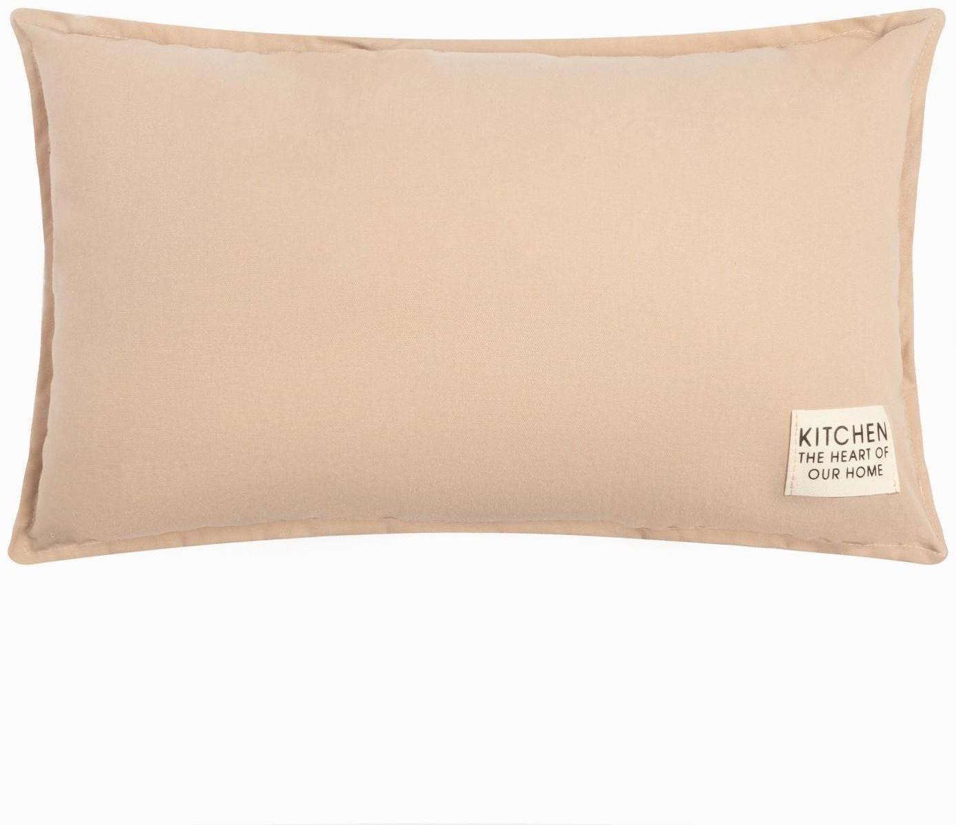 Подушка Этель, 30х50+1 см, бежевый, 100% хлопок
