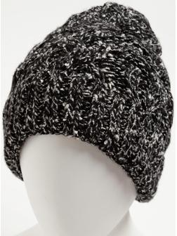 Шапка женская, цвет чёрный, размер 56-58