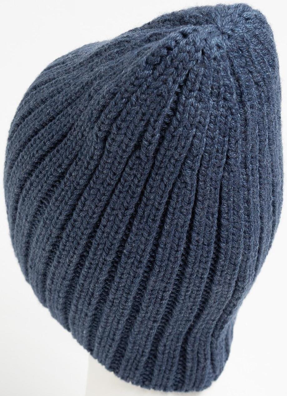 Шапка женская, цвет джинс, размер 56-58