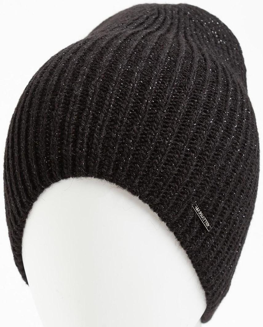 Шапка женская, цвет чёрный, размер 56-58