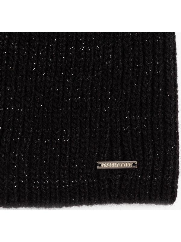 Шапка женская, цвет чёрный, размер 56-58