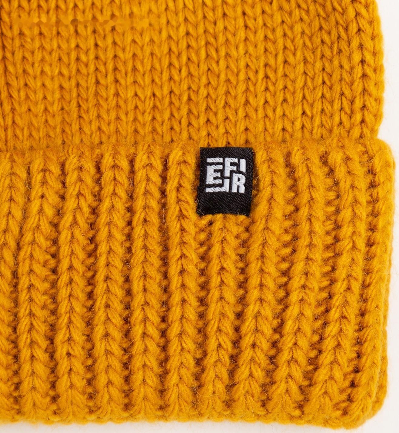 Шапка женская, цвет горчица , размер 56-58