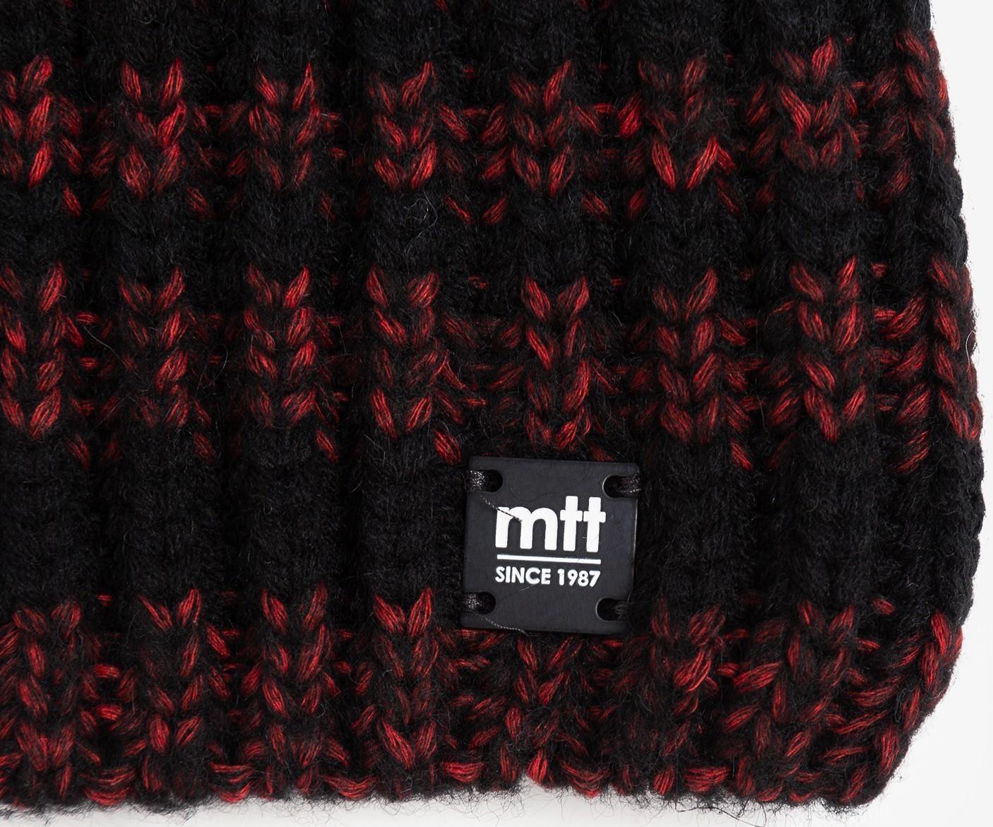 Шапка мужская, цвет чёрный, размер 57-59