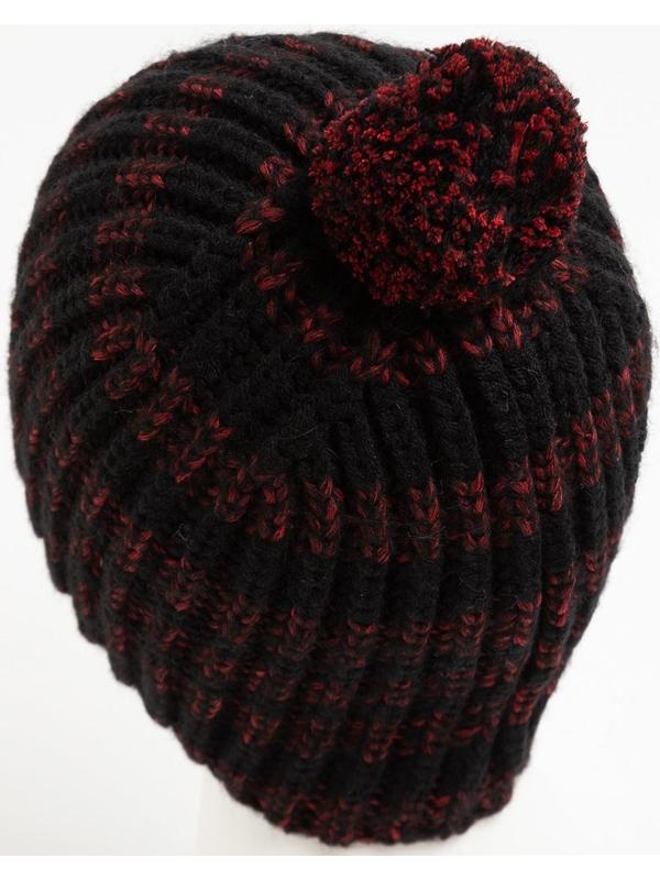 Шапка мужская, цвет чёрный, размер 57-59