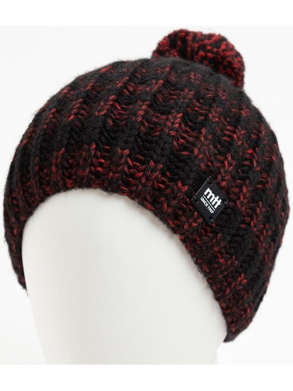 Шапка мужская, цвет чёрный, размер 57-59