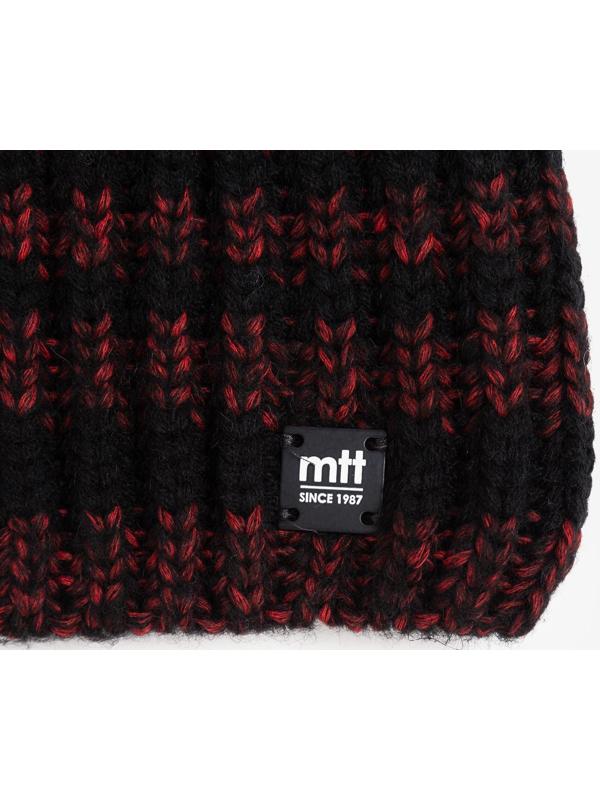 Шапка мужская, цвет чёрный, размер 57-59