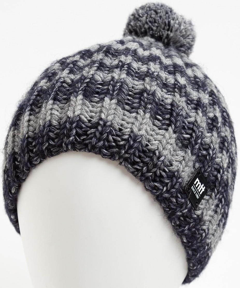 Шапка мужская, цвет серый меланж, размер 57-59