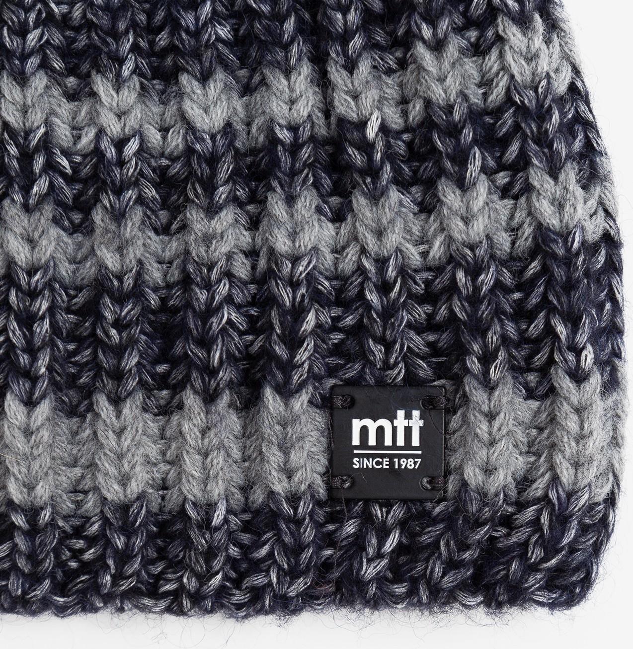 Шапка мужская, цвет серый меланж, размер 57-59