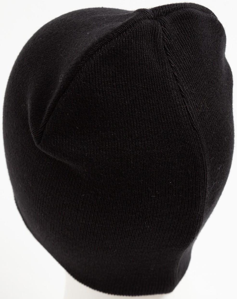 Шапка мужская, цвет чёрный, размер 57-59