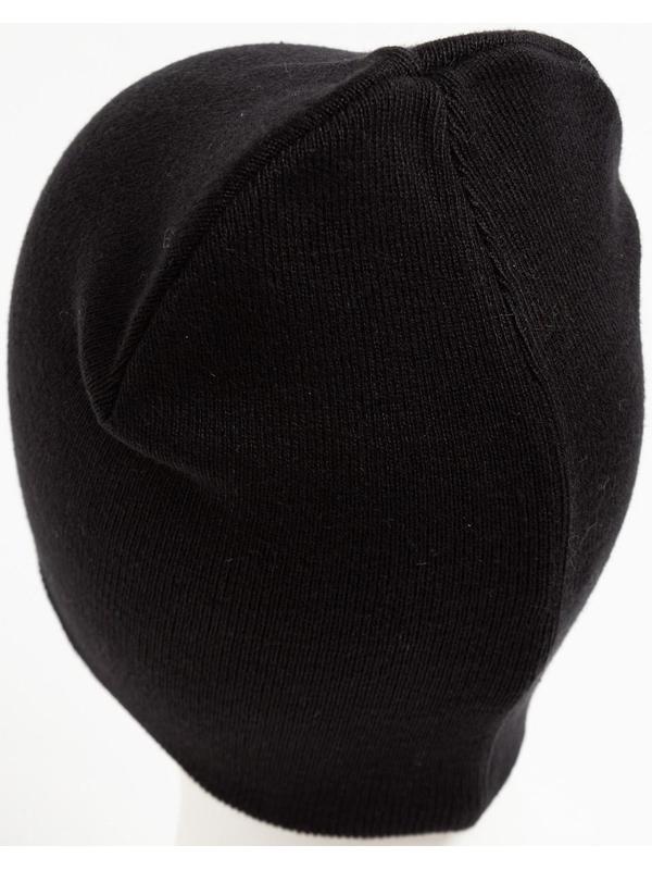 Шапка мужская, цвет чёрный, размер 57-59