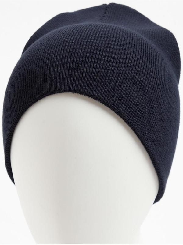 Шапка мужская, цвет тёмно-синий, размер 57-59