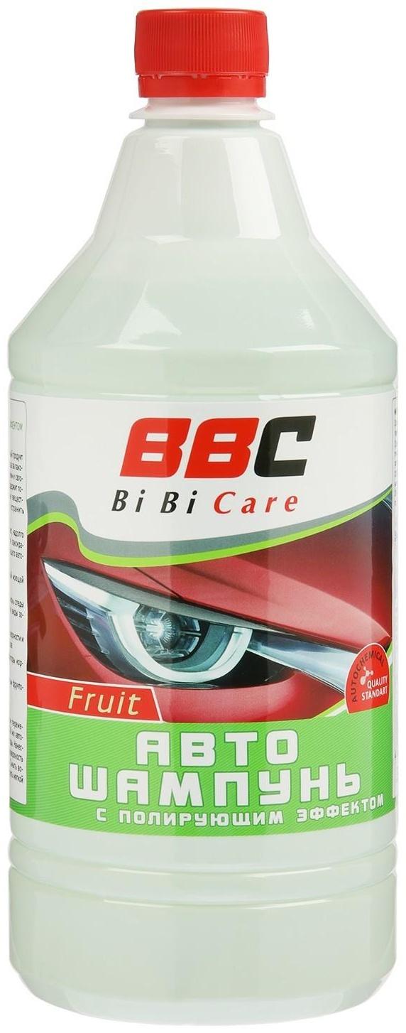 Автошампунь BiBiCare с полирующим эффектом фруктовый, 1 л Ln4123, контактный