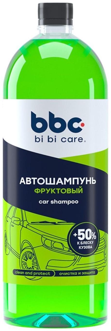 Автошампунь BiBiCare с полирующим эффектом фруктовый, 1 л Ln4123, контактный