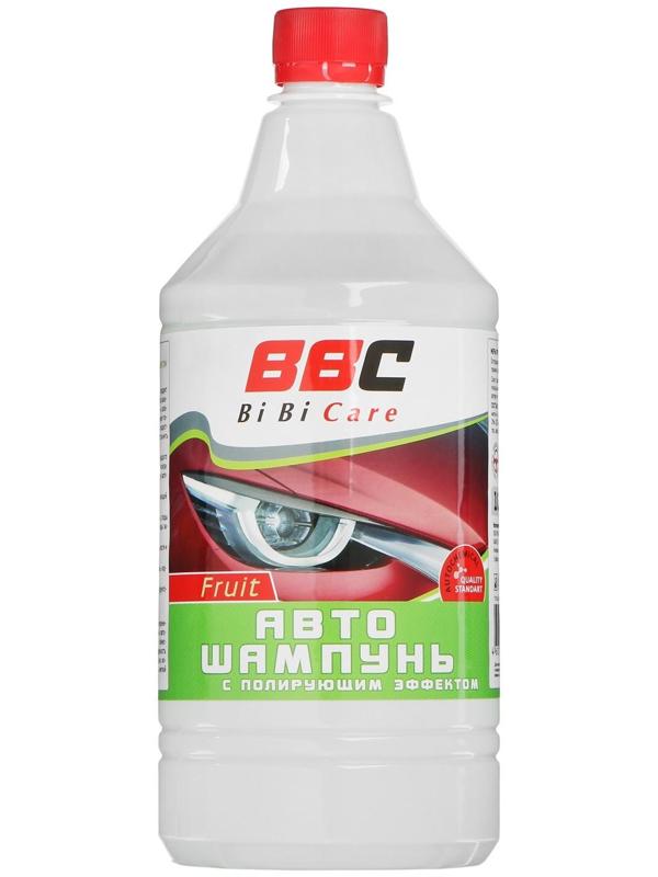 Автошампунь BiBiCare с полирующим эффектом фруктовый, 1 л Ln4123, контактный