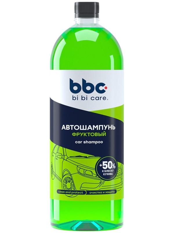 Автошампунь BiBiCare с полирующим эффектом фруктовый, 1 л Ln4123, контактный