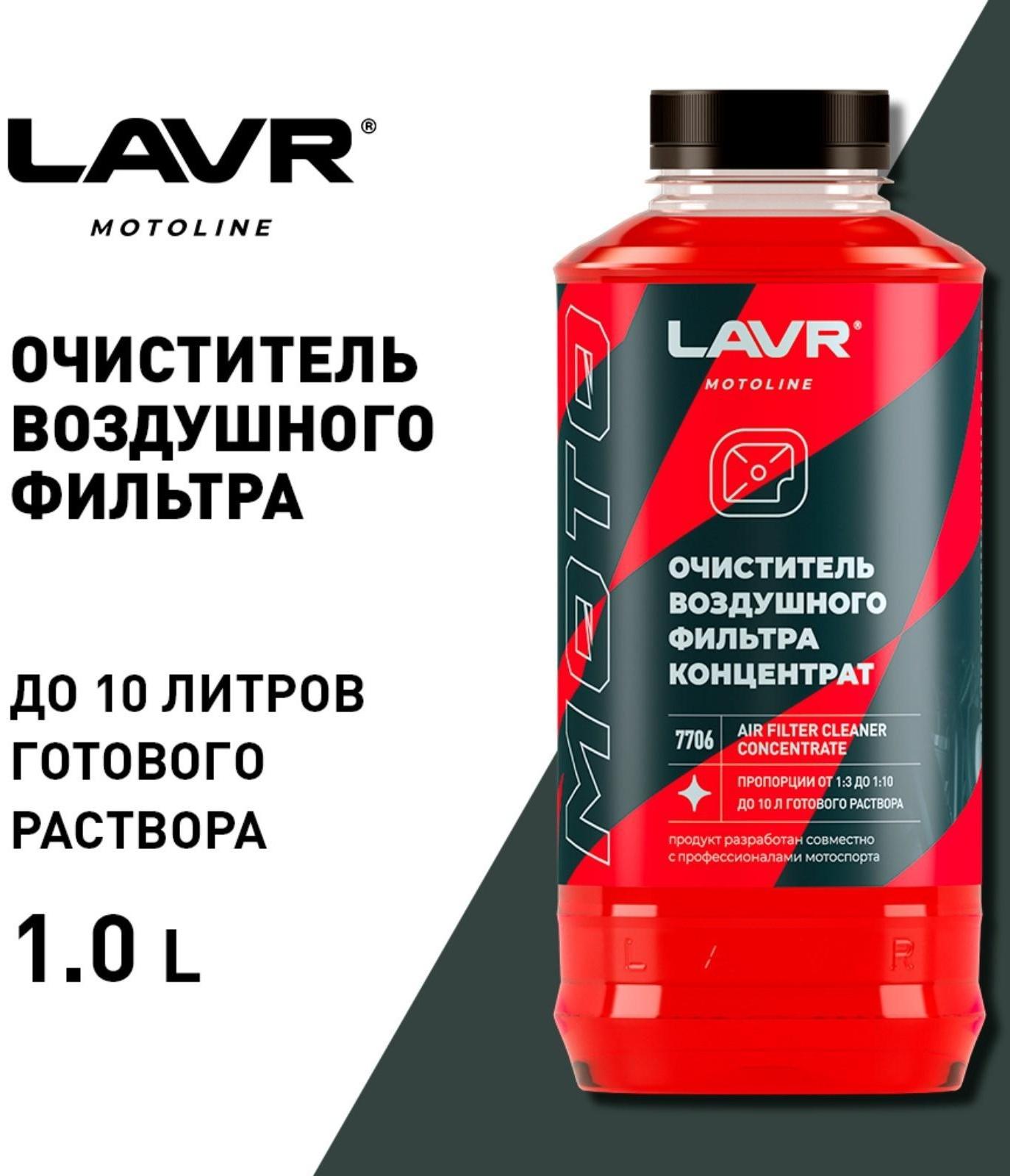 Очиститель воздушных фильтров LAVR, 1 л Ln7706