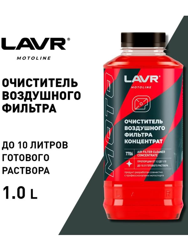 Очиститель воздушных фильтров LAVR, 1 л Ln7706