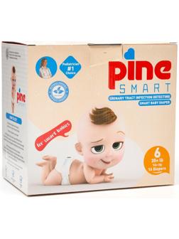 Подгузники детские умные Pine Smart 6 Ekstra Large, 16+ кг, 16 шт.