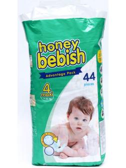 Подгузники детские Bebish 4 Maxi (7 - 18 kg), 44 шт