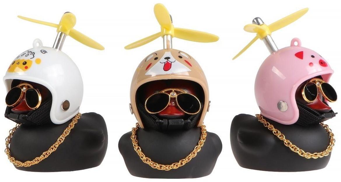 Утка с пропеллером, цвет черный, МИКС