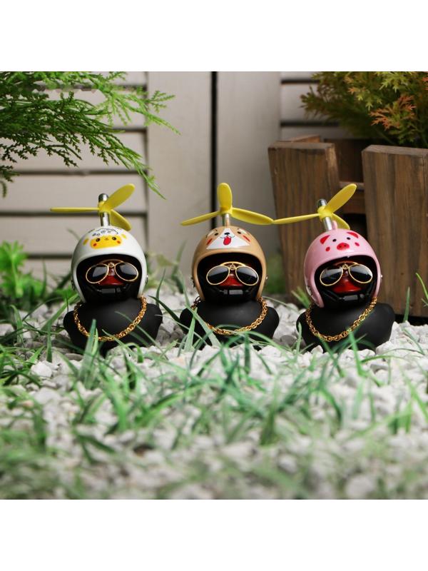 Утка с пропеллером, цвет черный, МИКС