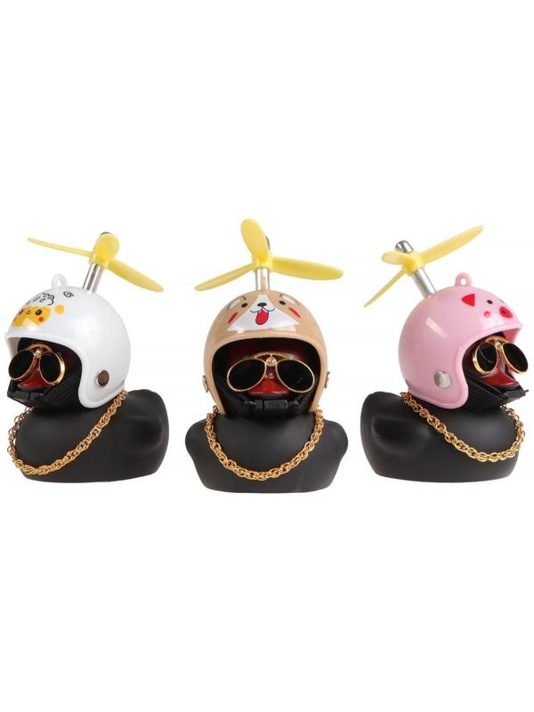 Утка с пропеллером, цвет черный, МИКС