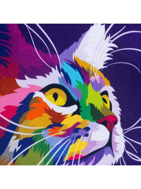 Подушка декоративная, размер 35х35 см, габардин, холлофайбер, полиэстер100%