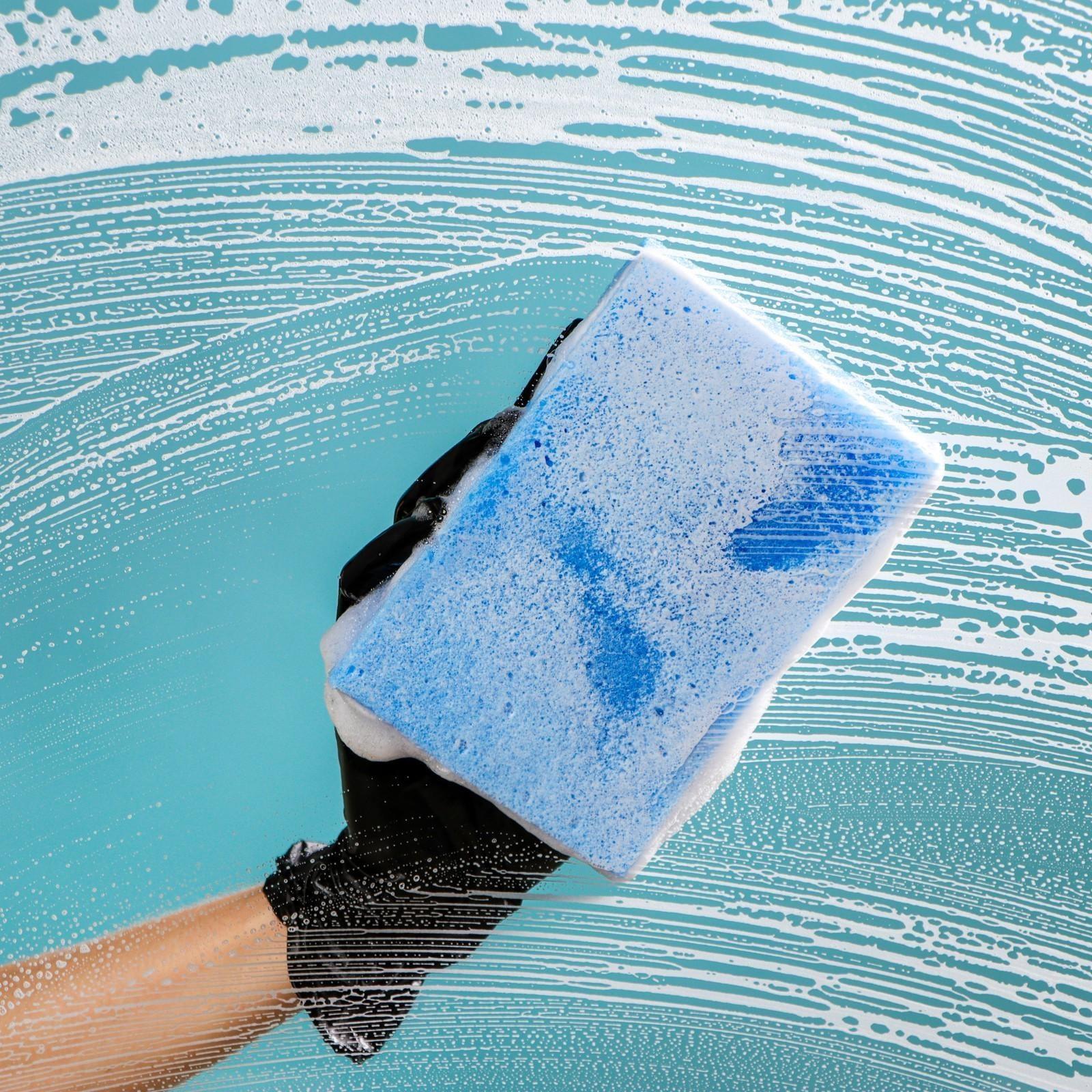 Губка автомобильная Grand Caratt, 150 х 100 х 45 мм, микс