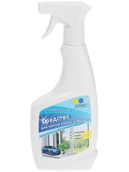 Универсальное средство для очистки стекол и зеркал Атлант, триггер, 500 мл