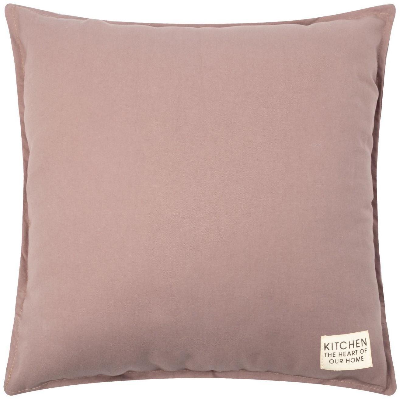 Подушка Этель, 45х45+1 см, сиреневый, 100% хлопок