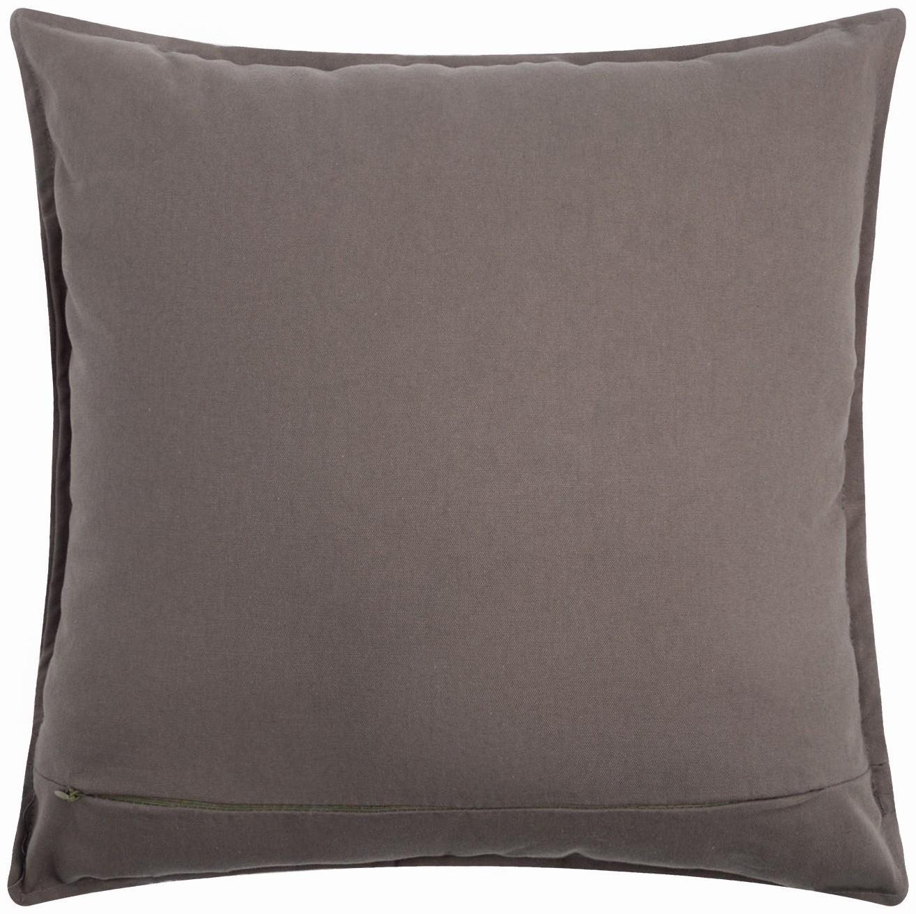 Подушка Этель, 45х45+1 см, серый, 100% хлопок