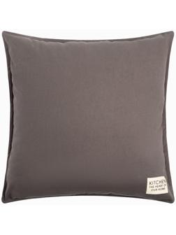 Подушка Этель, 45х45+1 см, серый, 100% хлопок