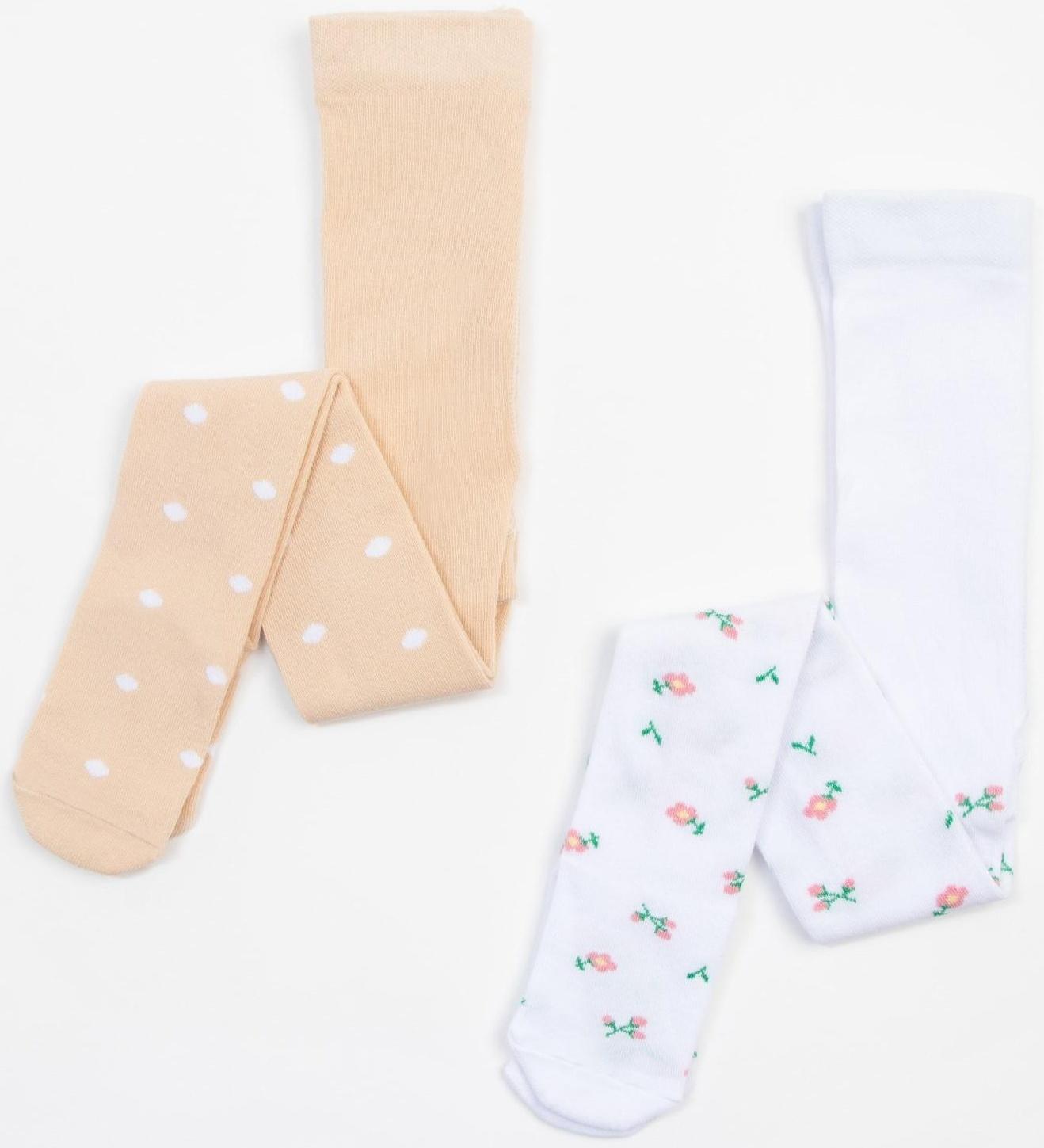 Набор колготок детских KAFTAN «Цветочек», рост 116-122 см