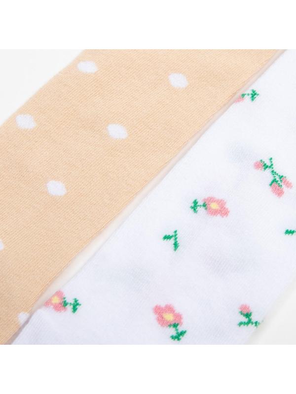 Набор колготок детских KAFTAN «Цветочек», рост 116-122 см