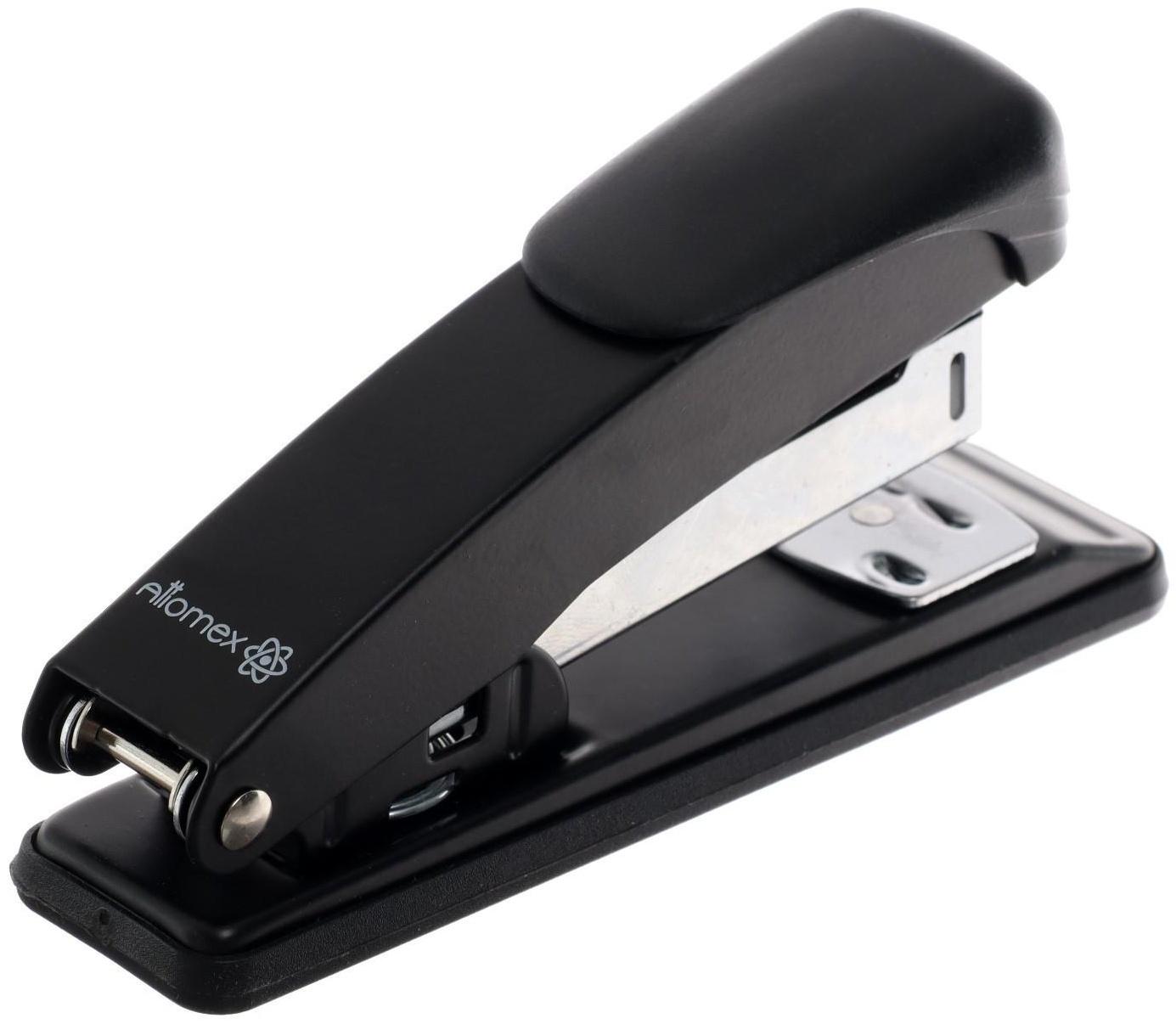 Степлер № 24/6 и 26/6 на 18 листов, deVENTE металлический, чёрный