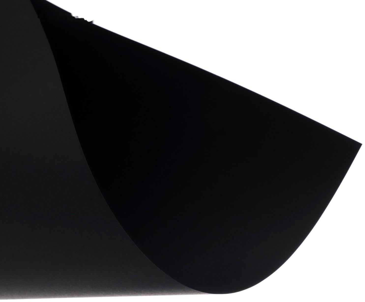 Бумага цветная А4, 50 листов, deVENTE, 80 г/м2, чёрная