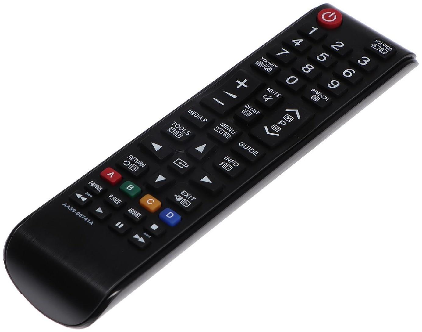 Пульт ДУ SAMSUNG LCD AA59-00741A, универсальный, чёрный