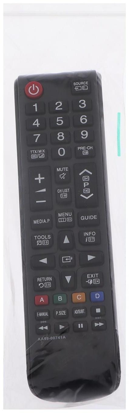 Пульт ДУ SAMSUNG LCD AA59-00741A, универсальный, чёрный