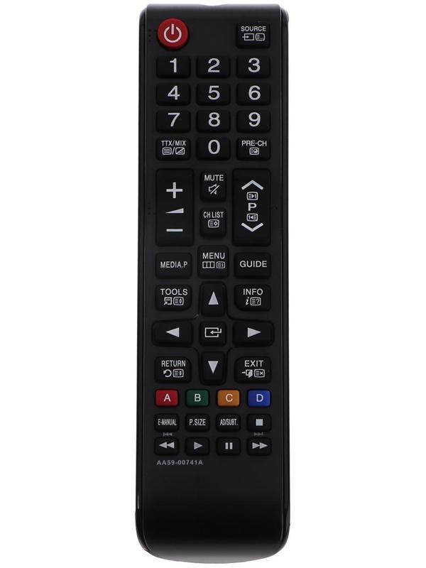 Пульт ДУ SAMSUNG LCD AA59-00741A, универсальный, чёрный