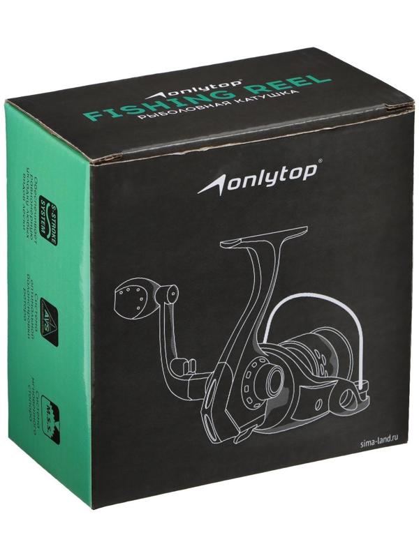 Катушка оснащённая FX200, 1 подшипник, 5.1:1, пластиковая шпуля, серебряная