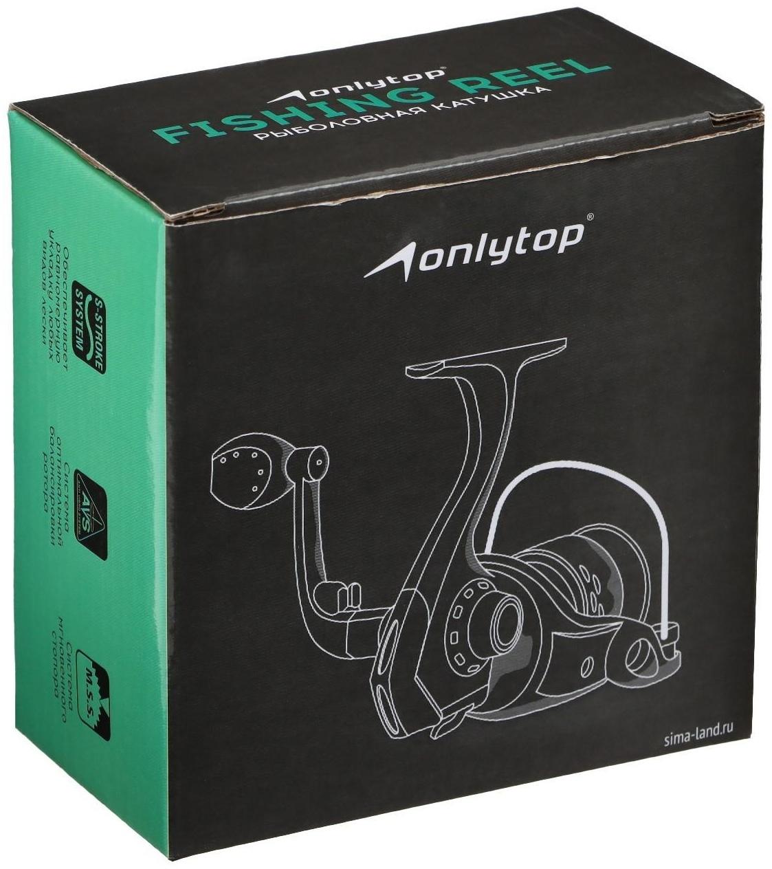 Катушка оснащённая FX200, 1 подшипник, 5.1:1, пластиковая шпуля, синяя