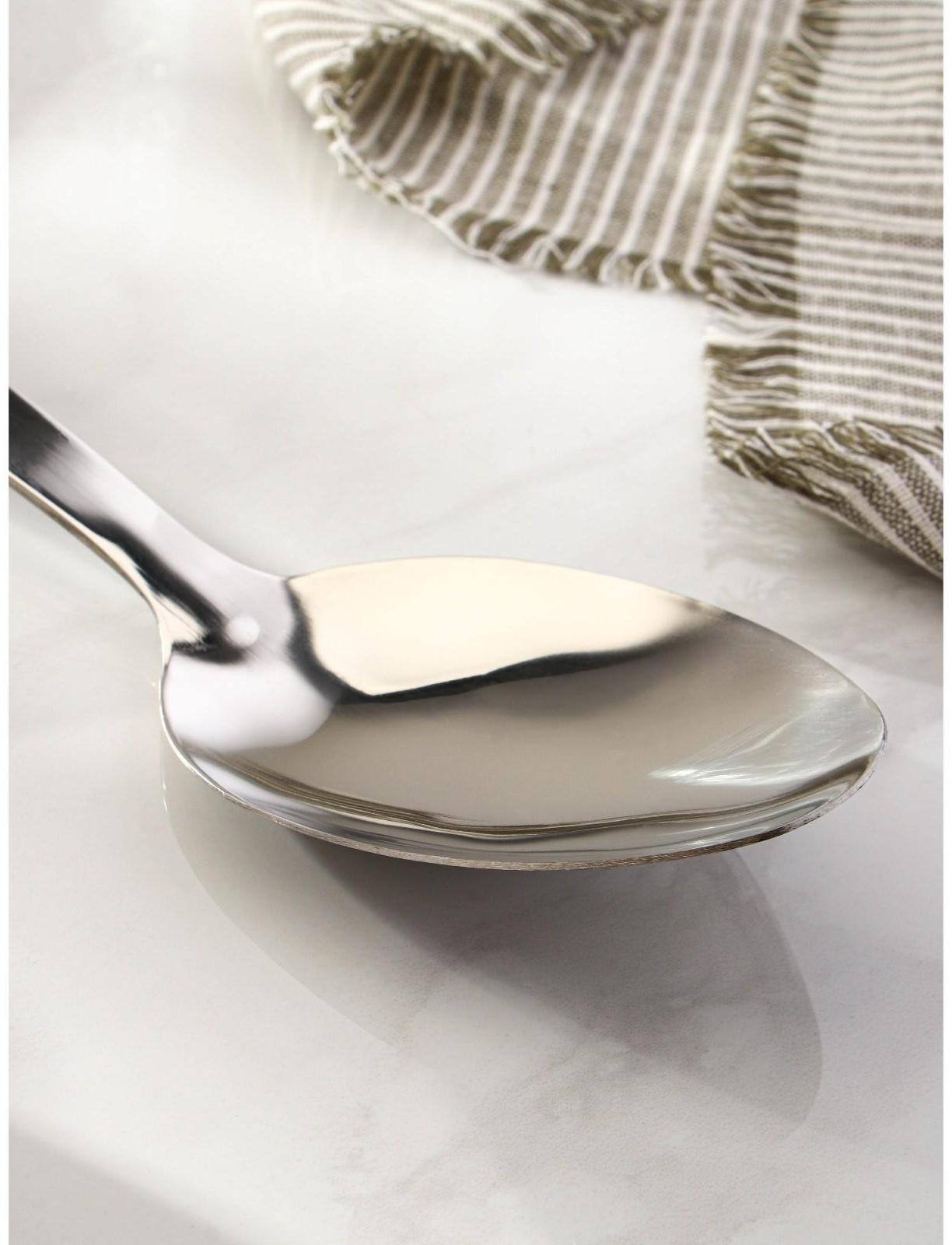 Ложка гарнирная из нержавеющей стали Доляна Home, 38×7 см, толщина 3 мм