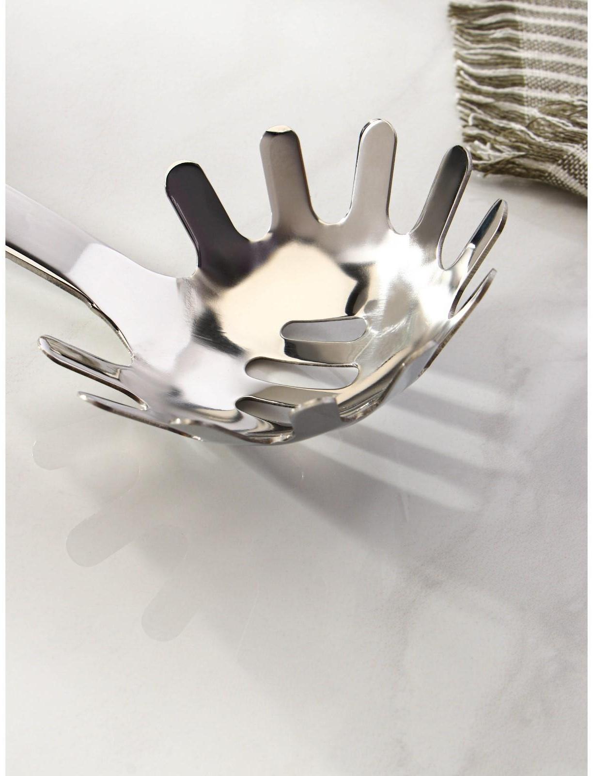 Ложка для спагетти из нержавеющей стали Доляна Home, 32×8,5 см, толщина 3 мм