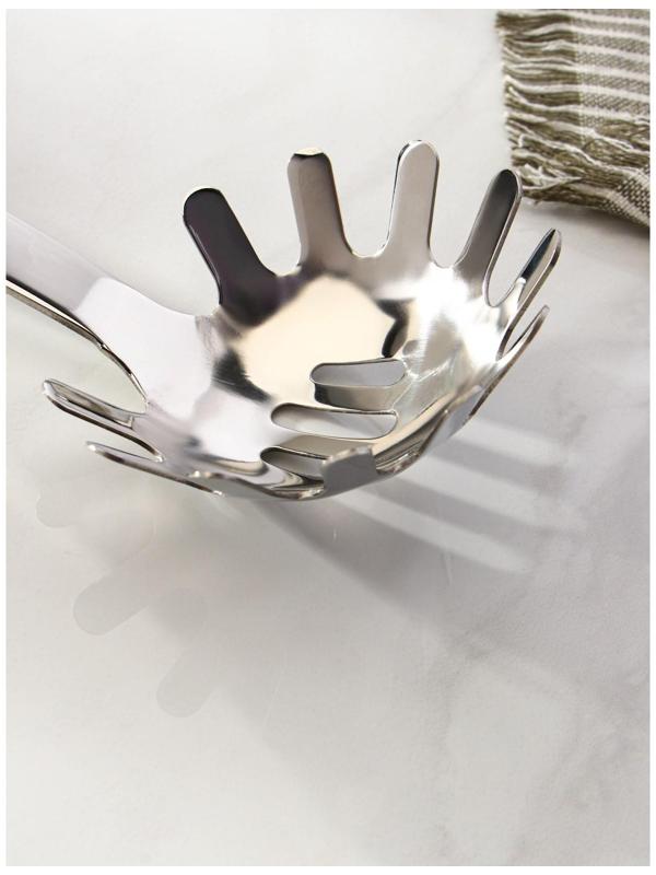 Ложка для спагетти из нержавеющей стали Доляна Home, 32×8,5 см, толщина 3 мм