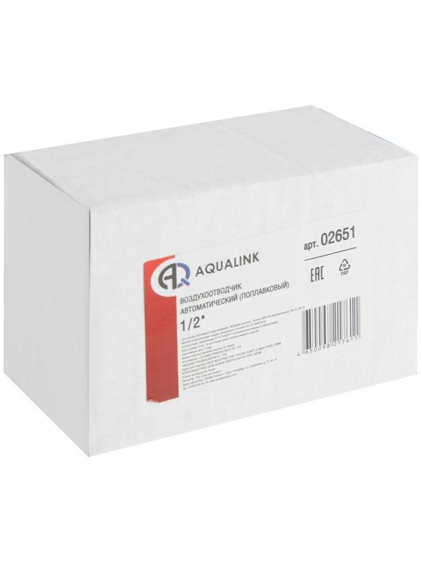 Воздухоотводчик автоматический AQUALINK, 1/2