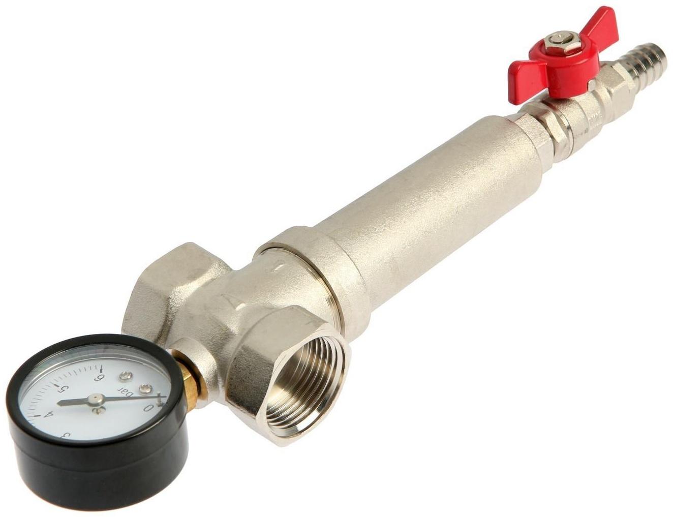 Фильтр механической очистки AQUALINK, 1″, каскадный, промывной