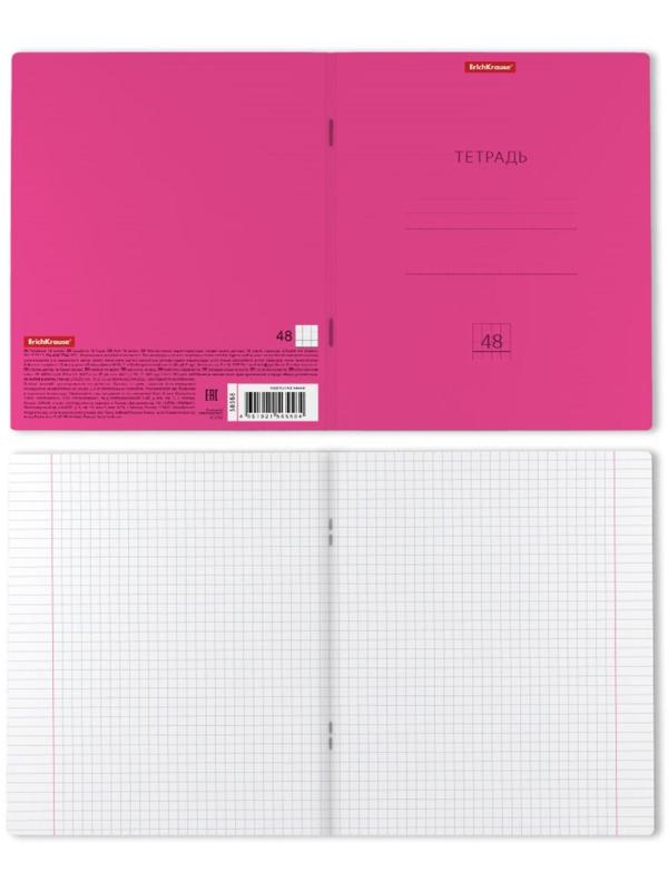Тетрадь 48 листов в клетку ErichKrause Neon 