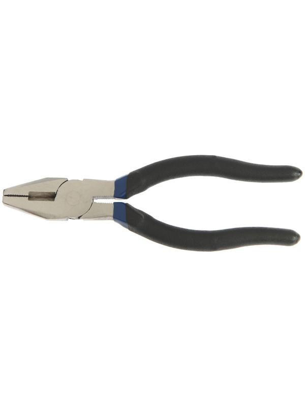 Плоскогубцы комбинированные ТУНДРА, никелированные, обрезиненные рукоятки, 160 мм