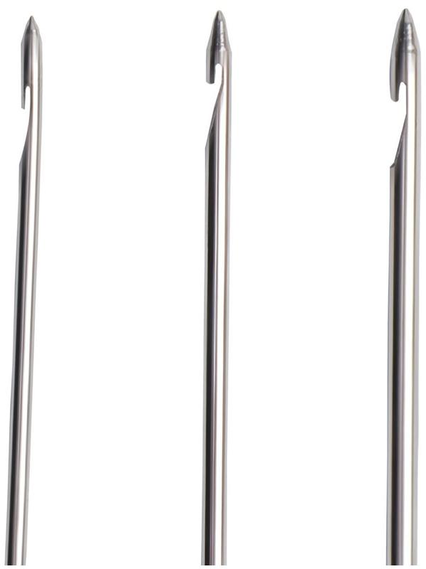 Набор игл для люневильского крючка, d = 0,7/1/1,2 мм, 3 см